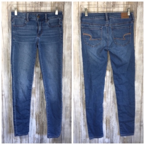 American Eagle Outfitters Denim - American Eagle Medium Wash Super Stretch X Jegging